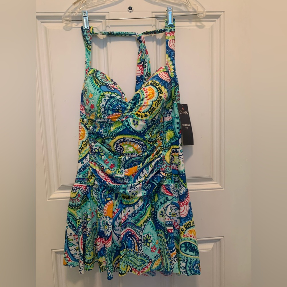 CHAPS ladies bathing suit
